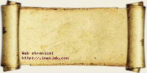 Tanja Pjevac vizit kartica